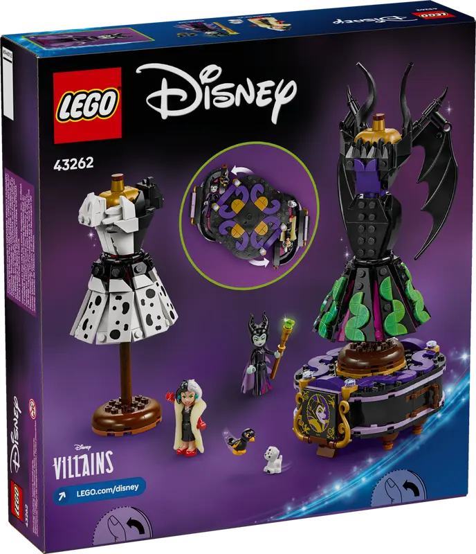 Robes Disney Maléfique et Cruella De Vil (43262)